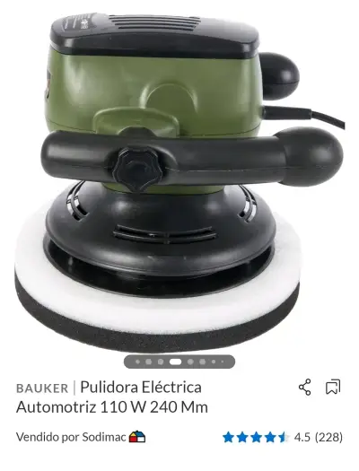Pulidora eléctrica Bauker 110W - miniatura 2