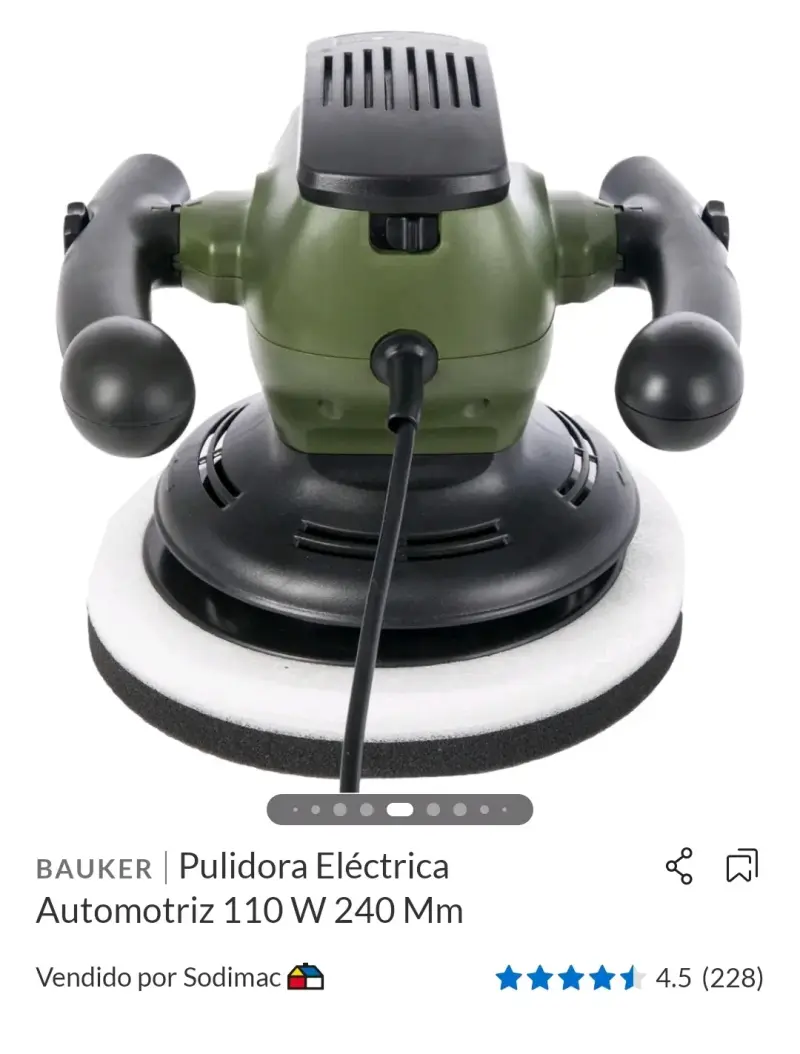 Pulidora eléctrica Bauker 110W - 5