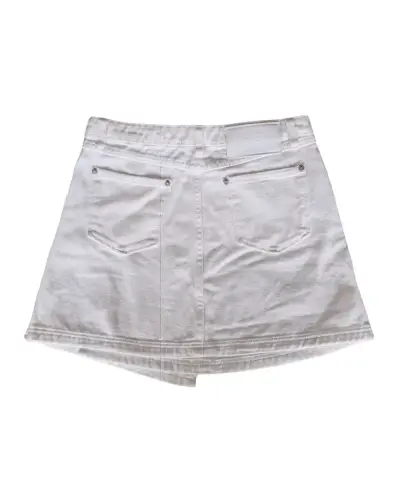 Falda blanca denim nueva - miniatura 2