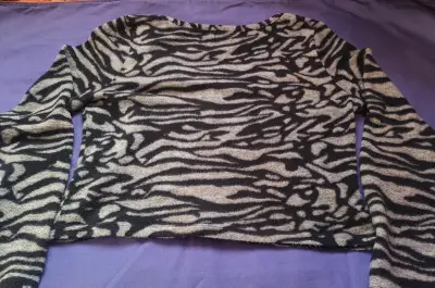 Cardigan estampado animal print - miniatura 4