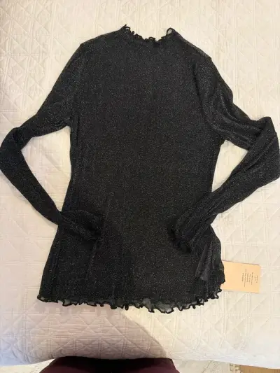 Polera negra brillante - miniatura 1