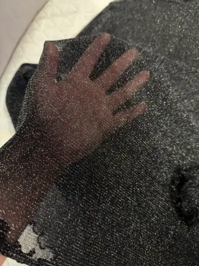 Polera negra brillante - miniatura 2