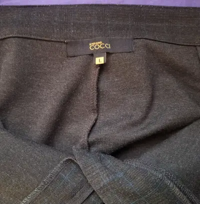 Pantalón negro con cremalleras - miniatura 3