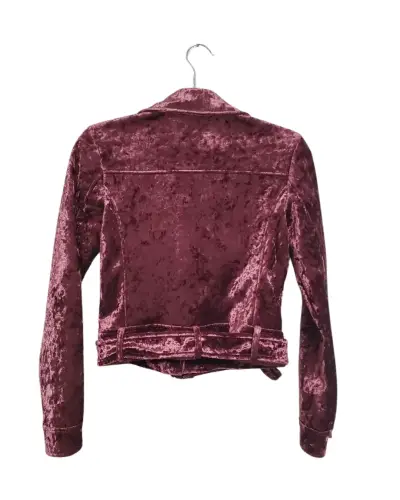 Chaqueta terciopelo burdeos - miniatura 2
