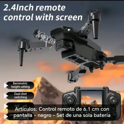 Dron con control remoto y pantalla - miniatura 2