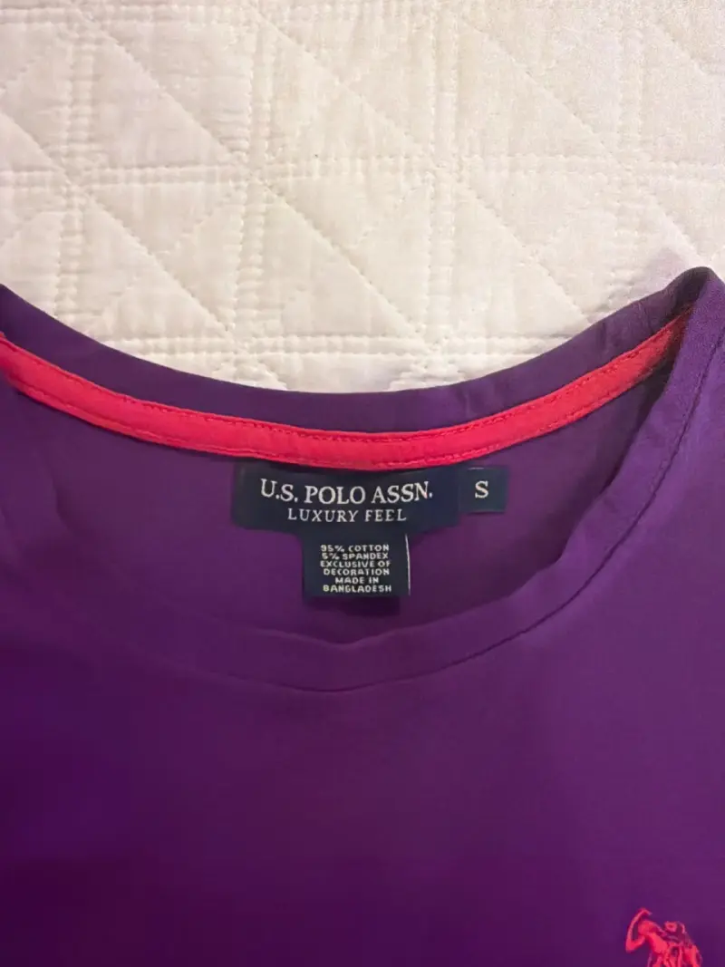 Polera morada U.S. Polo Assn. - 2