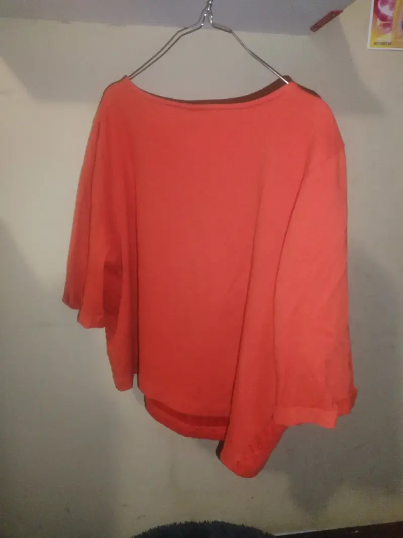 Sweater de punto naranja - 2