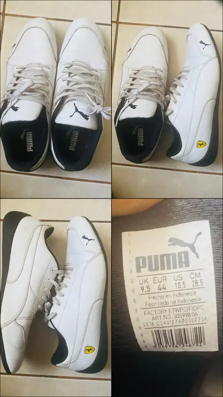 Zapatillas blancas Puma Ferrari