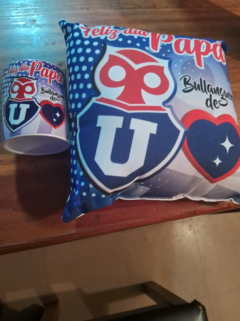 Cojín y taza 'Feliz día Papá' - 1