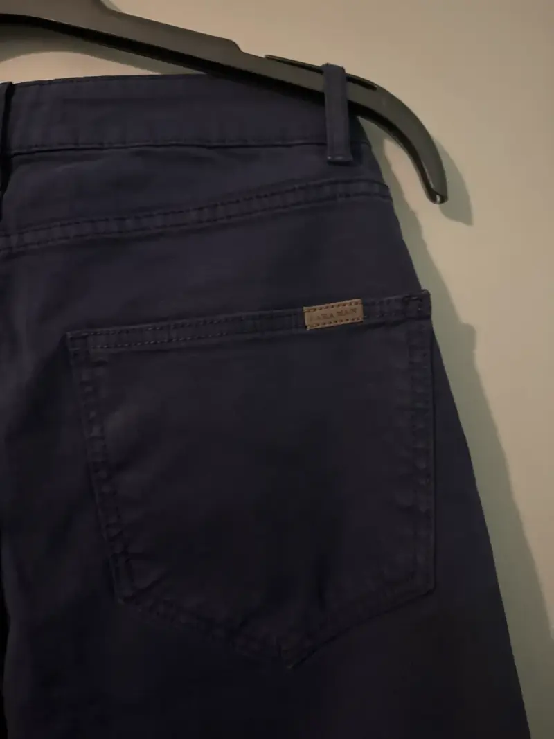Jeans azul oscuro para hombre - 4