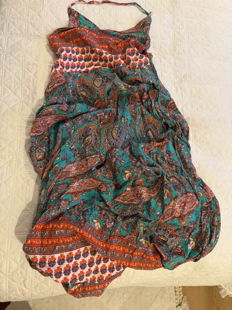 Vestido estampado bohemio