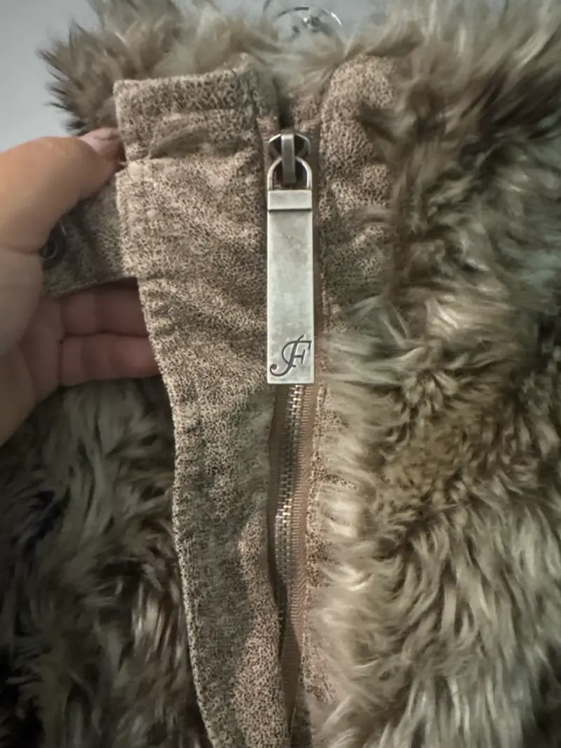 Chaqueta corta de piel sintética - 3