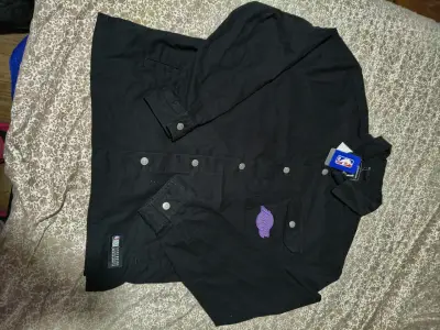 Chaqueta negra NBA con logo - miniatura 1