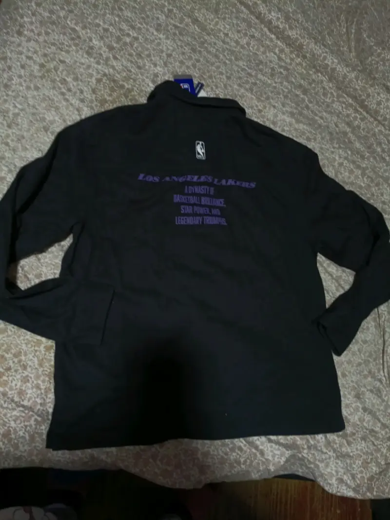 Chaqueta negra NBA con logo - 2