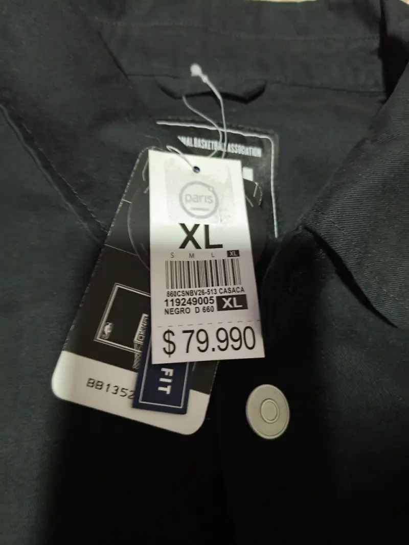 Chaqueta negra NBA con logo - 3