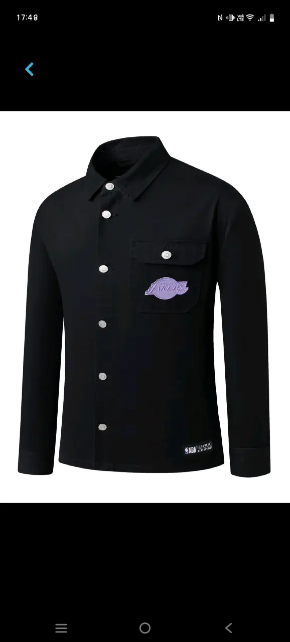 Chaqueta negra NBA con logo - 4