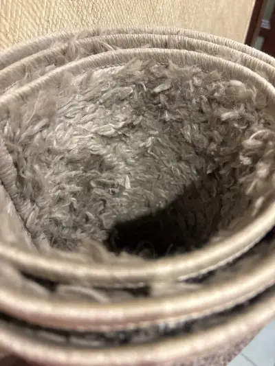 Alfombra tejida gris - miniatura 2