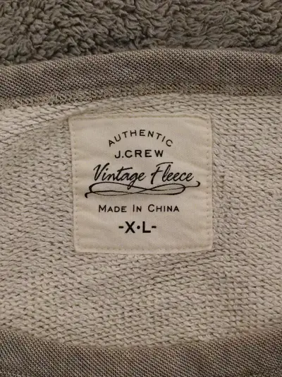Suéter gris de algodón XL - miniatura 3