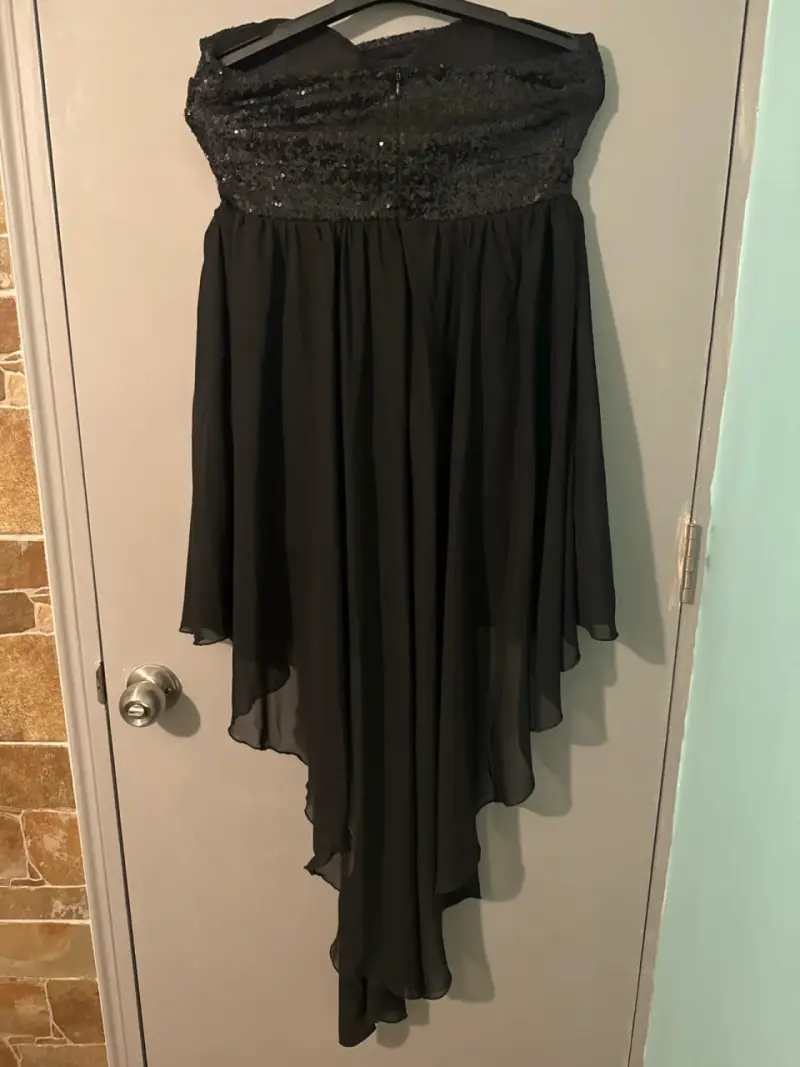 Vestido de fiesta negro elegante - 3