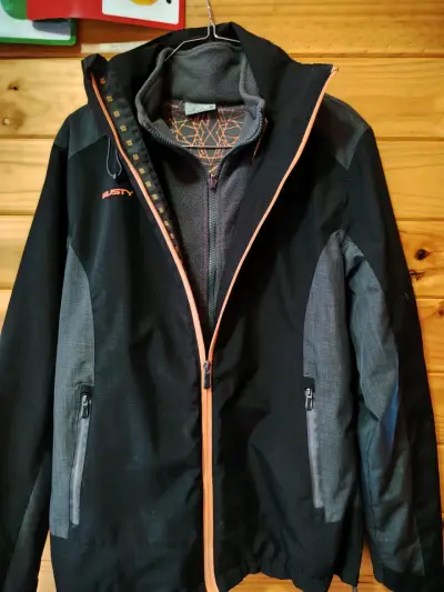 Chaqueta negra Rusty con cierre - miniatura 1