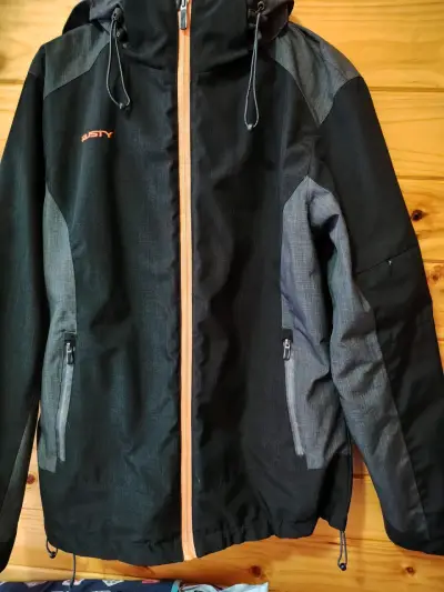 Chaqueta negra Rusty con cierre - miniatura 3