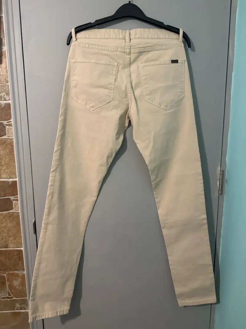 Pantalones beige Zara Hombre - 3