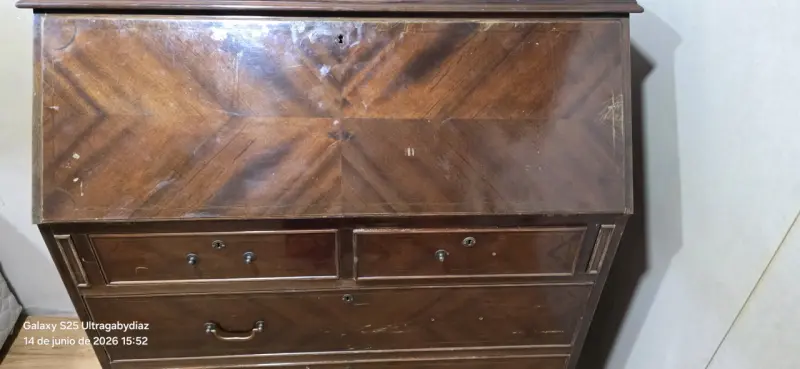 Cómoda de madera vintage - 2