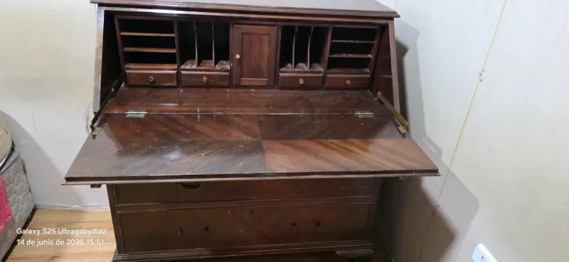 Cómoda de madera vintage - 6