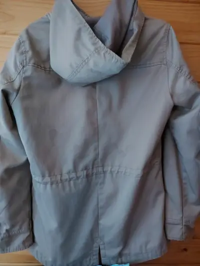 Parka beige con capucha - miniatura 2
