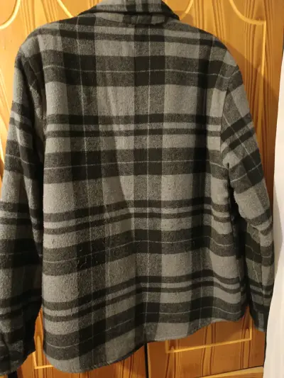 Chaqueta de lana a cuadros - miniatura 2