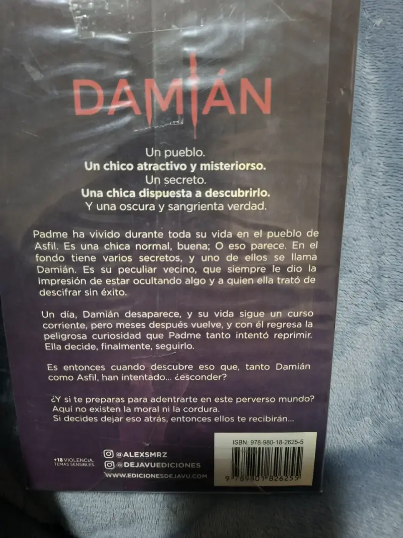 Libro Damián de Alex Mirez - 2