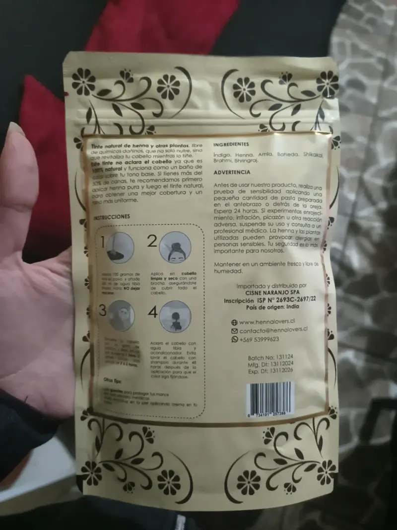 Tinte herbal castaño oscuro - 2