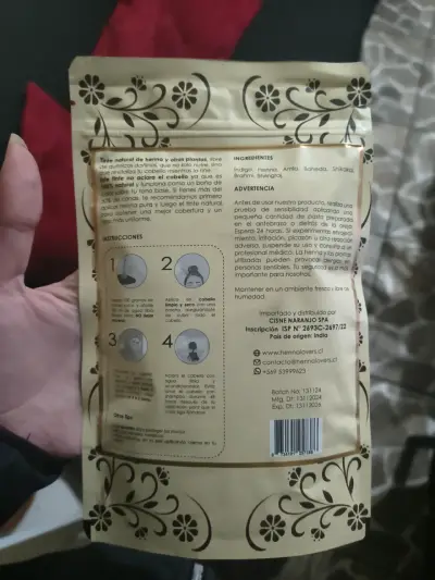 Tinte herbal castaño oscuro - miniatura 2