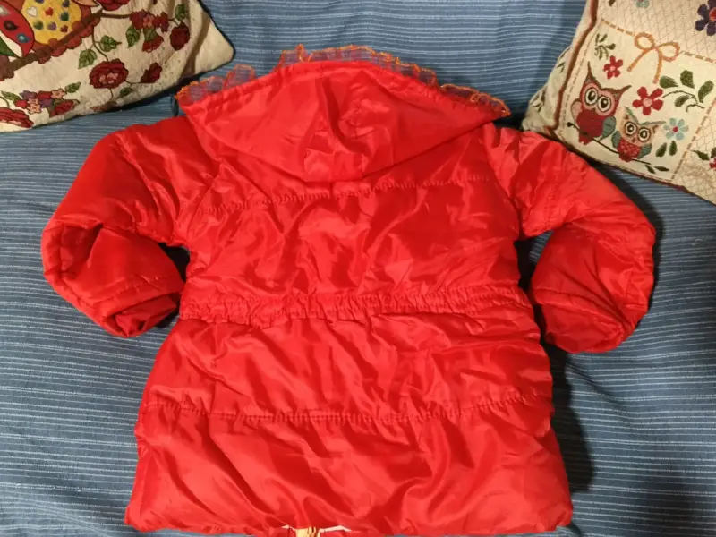Abrigo infantil rojo - 2