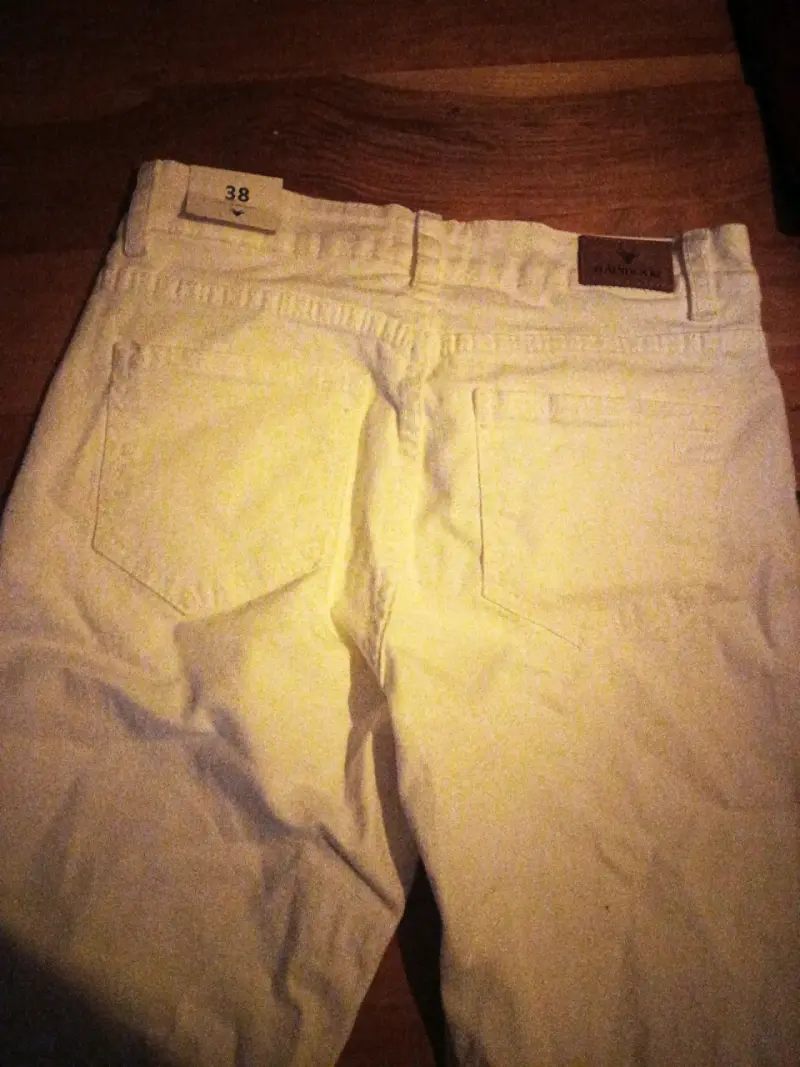 Pantalon Raindoor blanco con apliques - 2