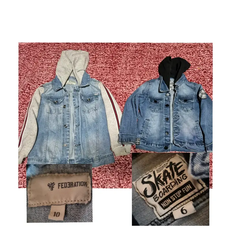 Chaquetas de mezclilla con capucha