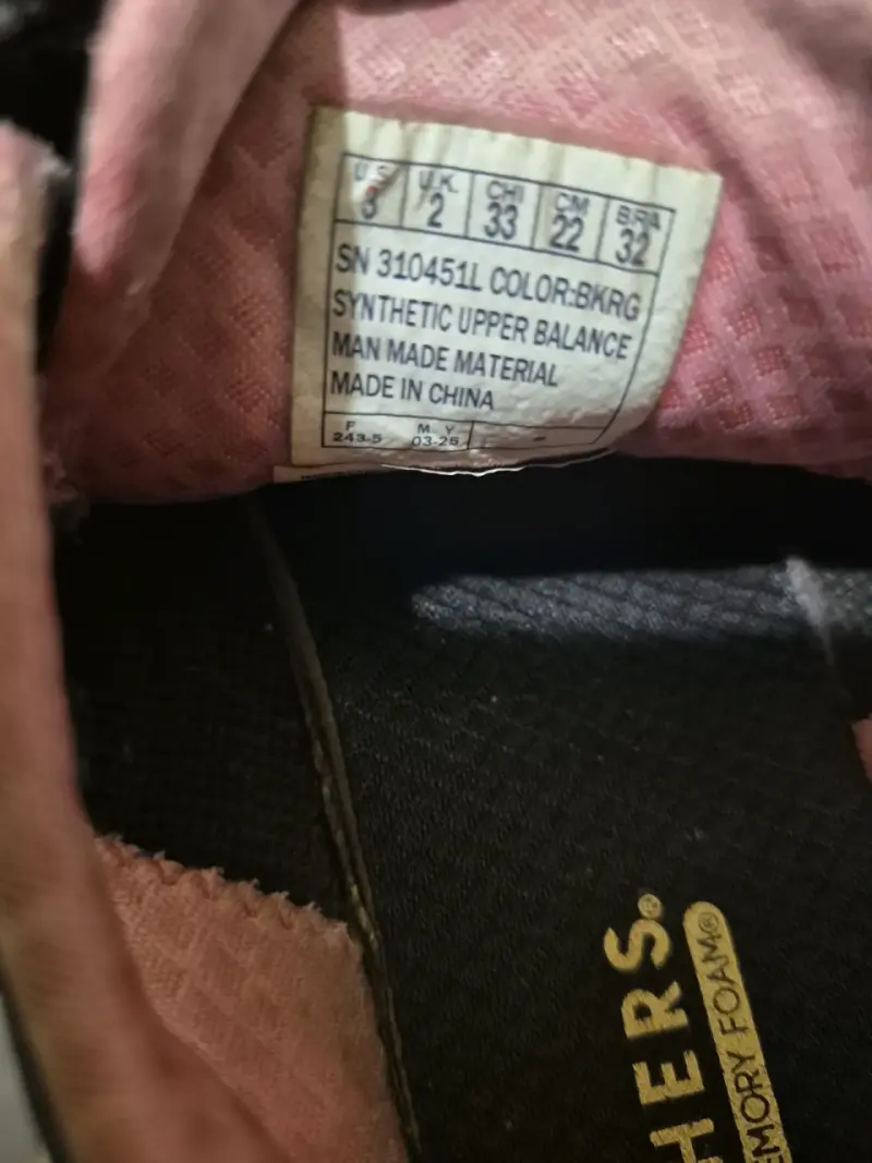 Zapatillas negras Skechers para niña - 3