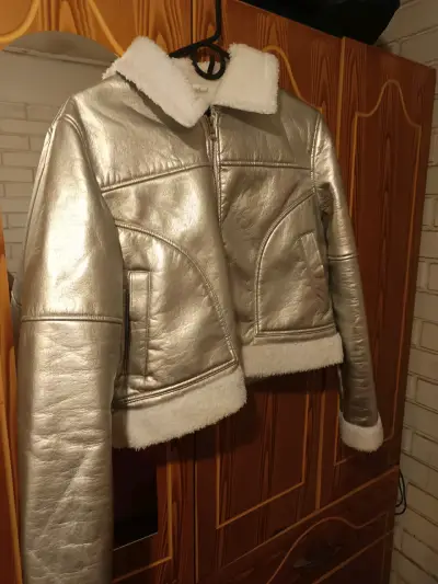 Chaqueta metalizada con borrego - miniatura 1