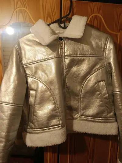 Chaqueta metalizada con borrego - miniatura 2