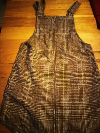 Vestido jumper a cuadros - miniatura 1