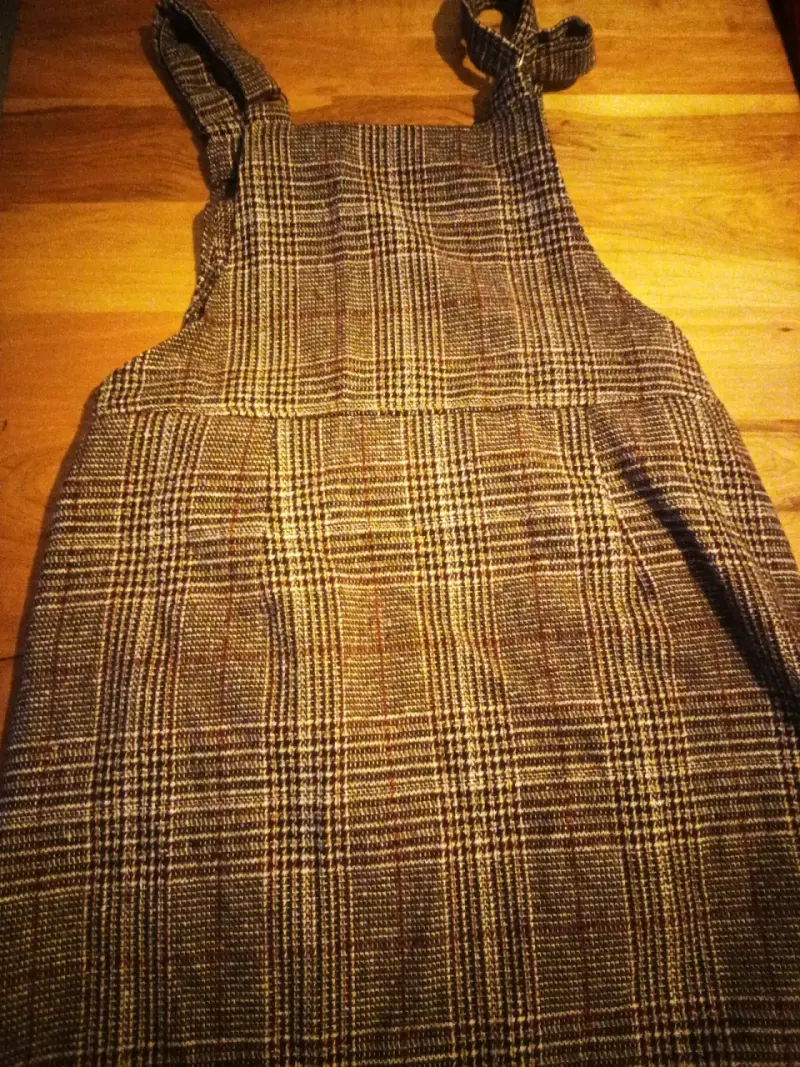 Vestido jumper a cuadros - 2