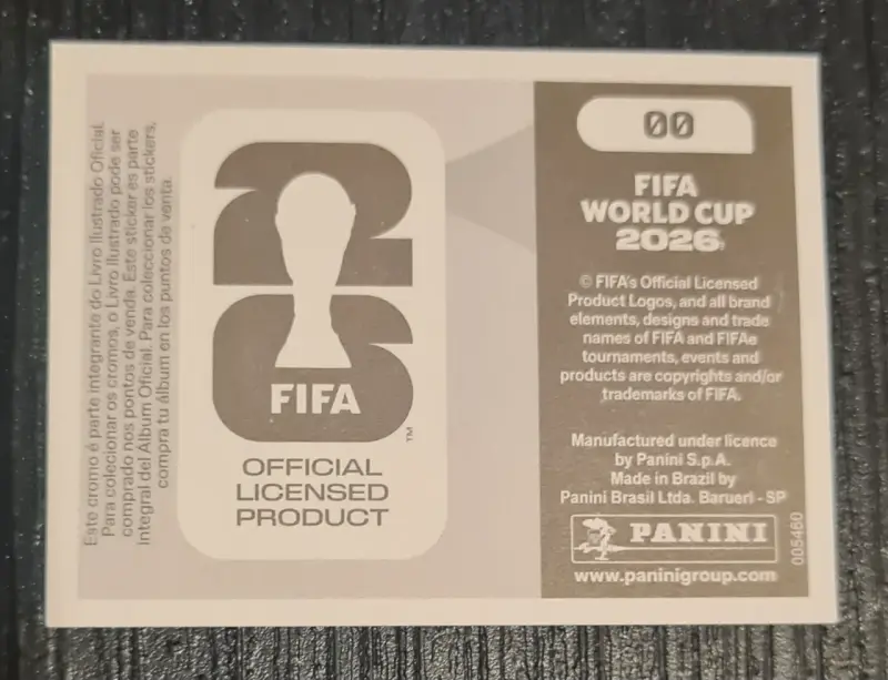 Lámina 00 Panini Fifa World Cup 2026 - 2