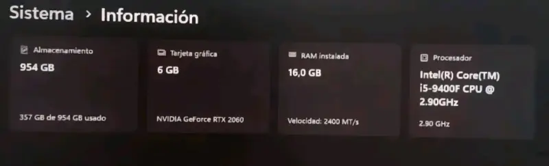 PC Gamer con tarjeta gráfica RTX 2060 Zotac - 4