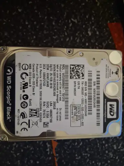 Kit Laptop: 16GB RAM Corsair DDR3L + HDD 250GB - miniatura 2