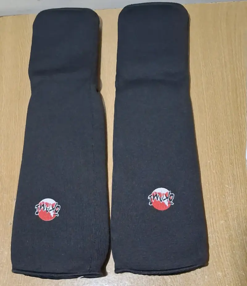 Canilleras Taekwondo OKAMI Talla XL – Casi Nuevas - 1