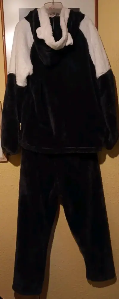 Pijama enterito polar negro - miniatura 2