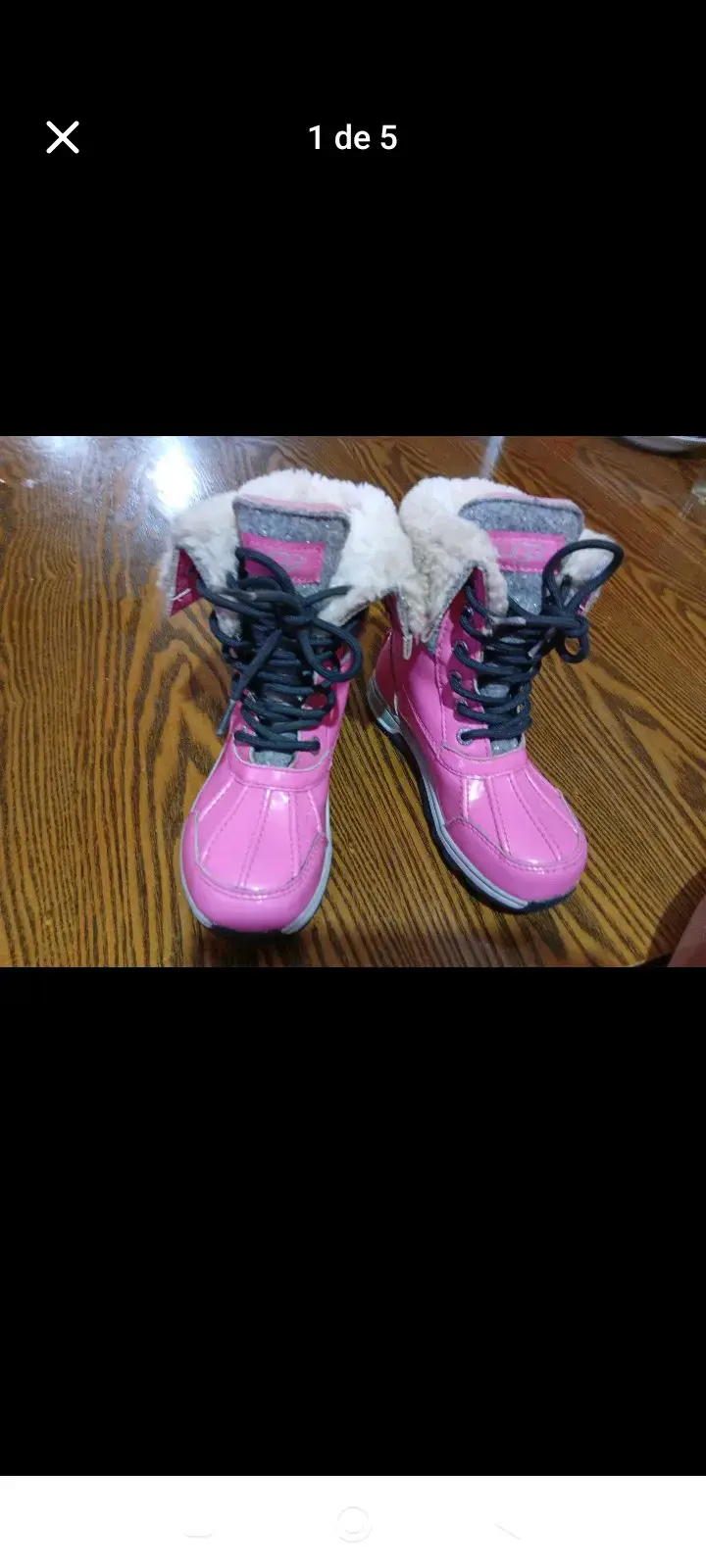 Botas de invierno rosas Marca ugg - 1