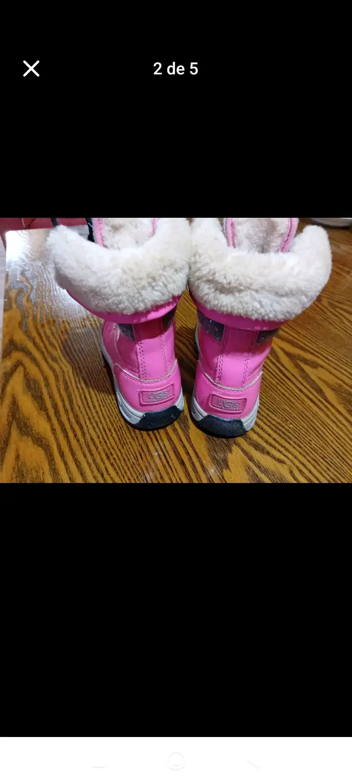 Botas de invierno rosas Marca ugg - 2