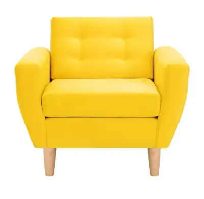 Sillón amarillo moderno - miniatura 1