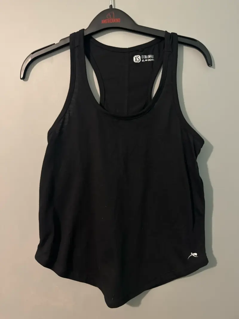 Camiseta deportiva negra XS - 1